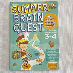 Summer Activity Book for Kids - Green Grade 3-4th